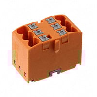 6 Klemmenblokken - Speciaal Oranje Midden 15,6mm