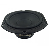 6.54 Ohms Subwoofer Speaker 60 W 50 Hz ~ 5 kHz Top Round