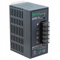 AC or DC DIN Rail Power Supply 1 Output 24V 1A