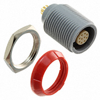 10 Position Circular Connector Receptacle, Female Sockets Solder Cup