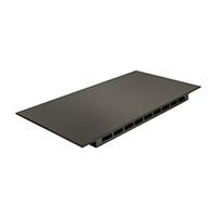 Metal, Steel Cover 43.800" L x 23.600" W x 3.000" H (1112.52mm x 599.44mm x 76.20mm) Black