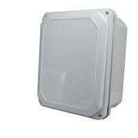 Enclosure Plastic, Polycarbonate Gray Cover Included 9.040" L x 9.040" W (229.62mm x 229.62mm) X 5.220" (132.59mm)