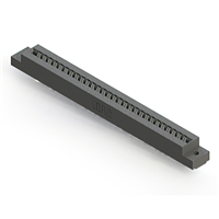 56 Position Female Connector Non Specified - Dual Edge Tin 0.156" (3.96mm) Black