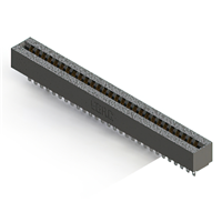 56 posizione Femmina Connettori Non specificato - Doppio bordo Oro 0,156" (3,96mm) Nero