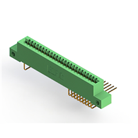 50 positionen Buchse Steckverbinder Nicht angegeben - Doppelkante Gold 0,100" (2,54mm) Grün