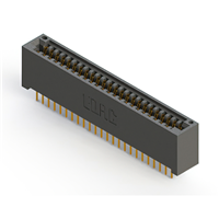 48 positionen Buchse Steckverbinder Nicht angegeben - Doppelkante Gold 0,100" (2,54mm) Schwarz