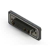 13 (10 + 3 Power) Position D-Sub, Combo Receptacle, Female Sockets Connector