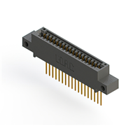 18 positionen Buchse Steckverbinder Nicht angegeben - Einzelkante Gold 0,100" (2,54mm) Schwarz