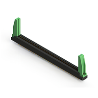 74 Position Female Connector Non Specified - Dual Edge Gold 0.156" (3.96mm) Black