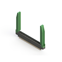 34 positionen Buchse Steckverbinder Nicht angegeben - Einzelkante Gold 0,100" (2,54mm) Schwarz