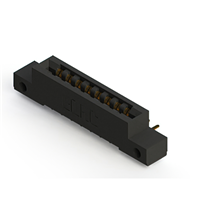 16 Position Female Connector Non Specified - Dual Edge Gold 0.156" (3.96mm) Black