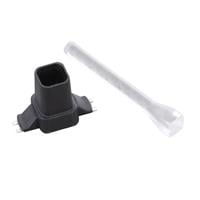 Light Pipe Single Green Rigid Board Mount, Press Fit