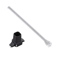 Hohllichtleiter Einzeln Grün, Rot Starr Platinebefestigung, Presspassung