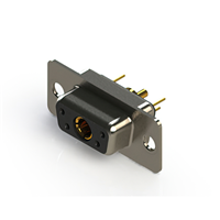 5 (4 + 1 Power) Position D-Sub, Combo Receptacle, Female Sockets Connector