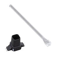 Light Pipe Single Blue Rigid Board Mount, Press Fit