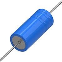 4.7 µF 100 V Aluminum Electrolytic Capacitors Axial, Can 27Ohm @ 100Hz 4000 Hrs @ 125°C