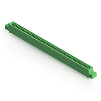 62 positionen Buchse Steckverbinder Nicht angegeben - Einzelkante Gold 0,100" (2,54mm) Grün