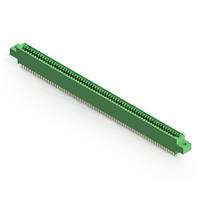 136 positionen Buchse Steckverbinder Nicht angegeben - Doppelkante Gold 0,100" (2,54mm) Grün