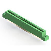 66 Position Female Connector Non Specified - Dual Edge Gold 0.100" (2.54mm) Green