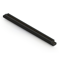 84 Position Female Connector Non Specified - Dual Edge Gold 0.156" (3.96mm) Black