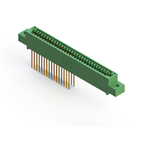 32 positionen Buchse Steckverbinder Nicht angegeben - Doppelkante Gold 0,100" (2,54mm) Grün