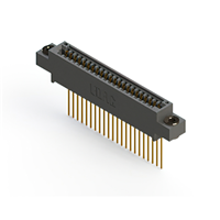 22 positionen Buchse Steckverbinder Nicht angegeben - Einzelkante Gold 0,100" (2,54mm) Schwarz