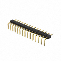 Steckverbinder, Steckleiste Durchführungsloch, rechtwinklig 15 positionen 0,079" (2,00mm)