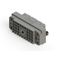 36 Posizioni Alloggiamento per contatti senza genere Connettori Grigio Rack e pannello