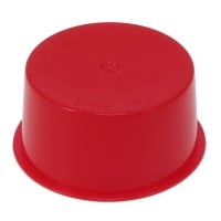 Hole Plug Low-Density Polyethylene Red