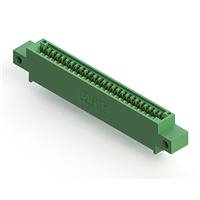26 Position Femelle Connecteur Non spécifié, bord unique Or 0,100 po (2,54mm) Vert