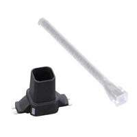 Conduits de lumière Simple Vert Rigide Montage sur carte, Ajustage à la presse