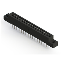 32 positionen Buchse Steckverbinder Nicht angegeben - Doppelkante Zinn 0,156" (3,96mm) Schwarz