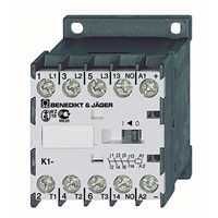Contactor 3PST-NO (3 Form A) 9 A 24VAC Coil Chassis Mount, DIN Rail