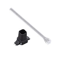 Hohllichtleiter Einzeln Grün Starr Platinebefestigung, Presspassung