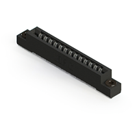 26 positionen Buchse Steckverbinder Nicht angegeben - Doppelkante Zinn 0,156" (3,96mm) Schwarz