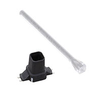 Hohllichtleiter Einzeln Grün, Rot Starr Platinebefestigung, Presspassung