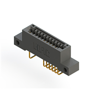 11 positionen Buchse Steckverbinder Nicht angegeben - Einzelkante Gold 0,100" (2,54mm) Schwarz
