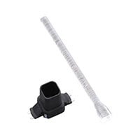 Hohllichtleiter Einzeln Rot, Grün, Blau (RGB) Starr Platinebefestigung, Presspassung