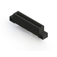 17 positionen Buchse Steckverbinder Nicht angegeben - Einzelkante Gold 0,100" (2,54mm) Schwarz
