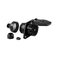 7 Position Circular Connector Receptacle, Male Pins Screw