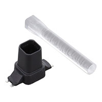 Light Pipe Single Red Rigid Board Mount, Press Fit