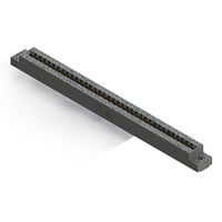 70 Position Female Connector Non Specified - Dual Edge Gold 0.156" (3.96mm) Black