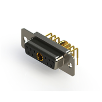 11 (10 + 1 Power) Position D-Sub, Combo Receptacle, Female Sockets Connector