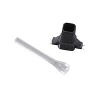 Light Pipe Single Green Rigid Board Mount, Press Fit