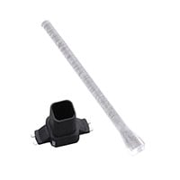 Hohllichtleiter Einzeln Rot Starr Platinebefestigung, Presspassung