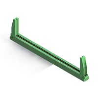 80 Position Femelle Connecteur Non spécifié - double bord Or 0,156 po (3,96mm) Vert