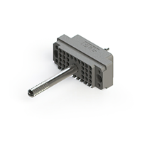 36 Position Housing for Non-Gendered Contacts Connector Gray Rack and Panel