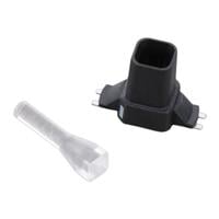 Light Pipe Single Red Rigid Board Mount, Press Fit