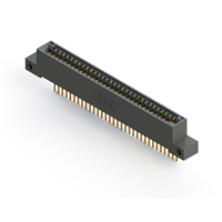 32 Position Female Connector Non Specified - Single Edge Gold 0.100" (2.54mm) Black