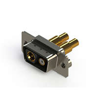 2 (Koax) Positionen, D-Sub, kombo , Stecker, Kupplung und Steckverbinder Steckverbinder